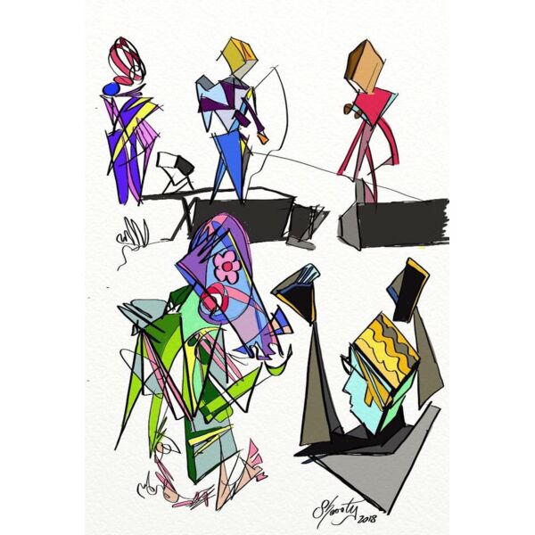 Cubists Dancing Thumbnail