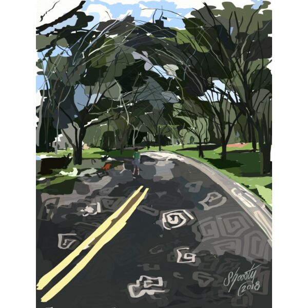 Landscape with pattern Thumbnail