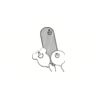 5 Pack - Oval Sticker 3 1/2 Thumbnail