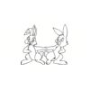5 Pack - Oval Sticker 3 1/2 Thumbnail
