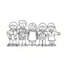 5 Pack - Oval Sticker 3 1/2 Thumbnail