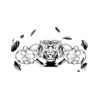 5 Pack - Oval Sticker 3 1/2 Thumbnail