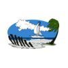 5 Pack - Oval Sticker 3 1/2 Thumbnail