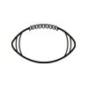 5 Pack - Oval Sticker 3 1/2 Thumbnail