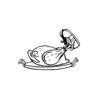 5 Pack - Oval Sticker 3 1/2 Thumbnail