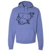 Unisex 7.2 oz., 80/20 Pullover Hood Sweatshirt Thumbnail